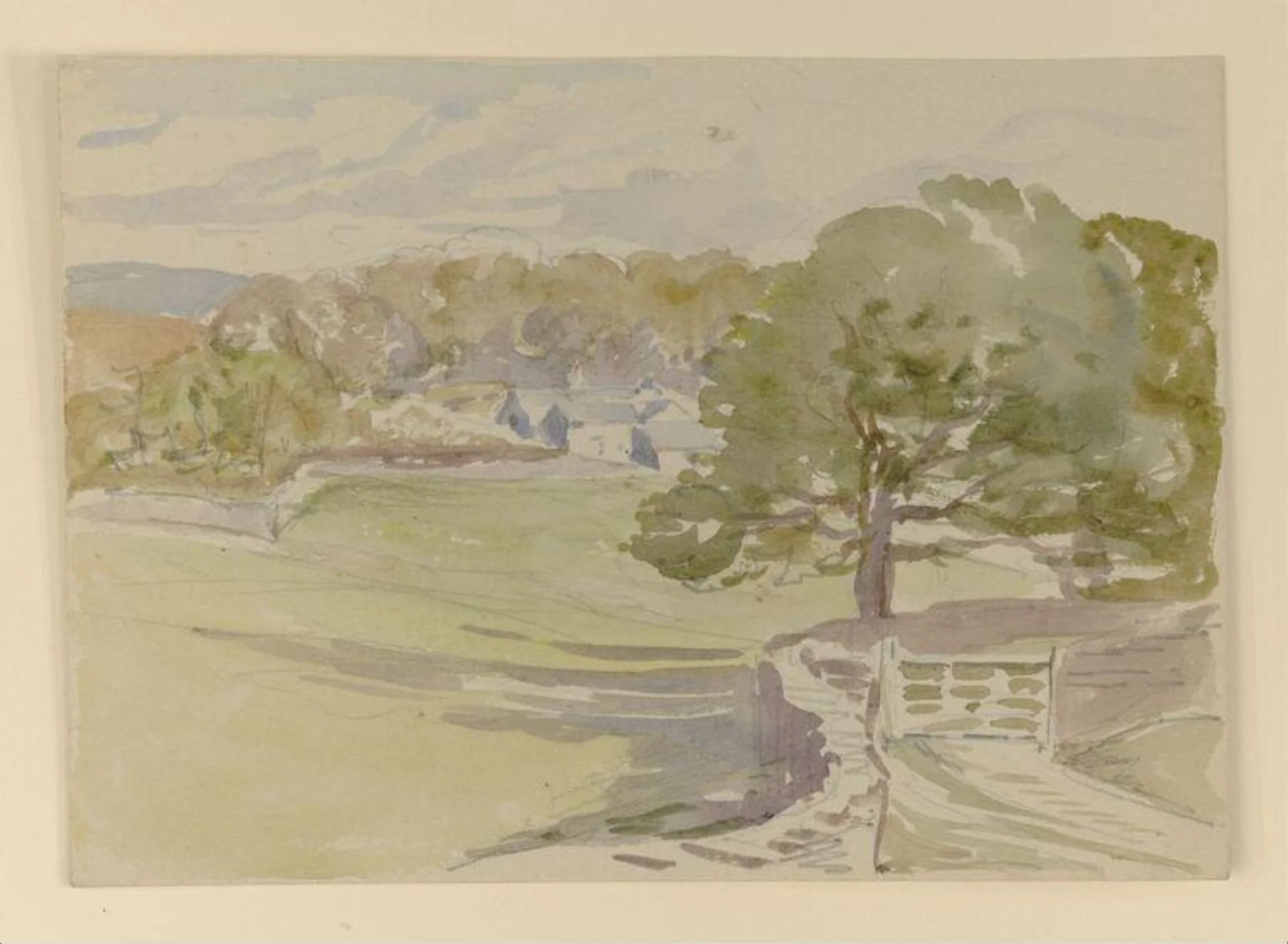 A lane with trees