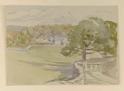 A lane with trees