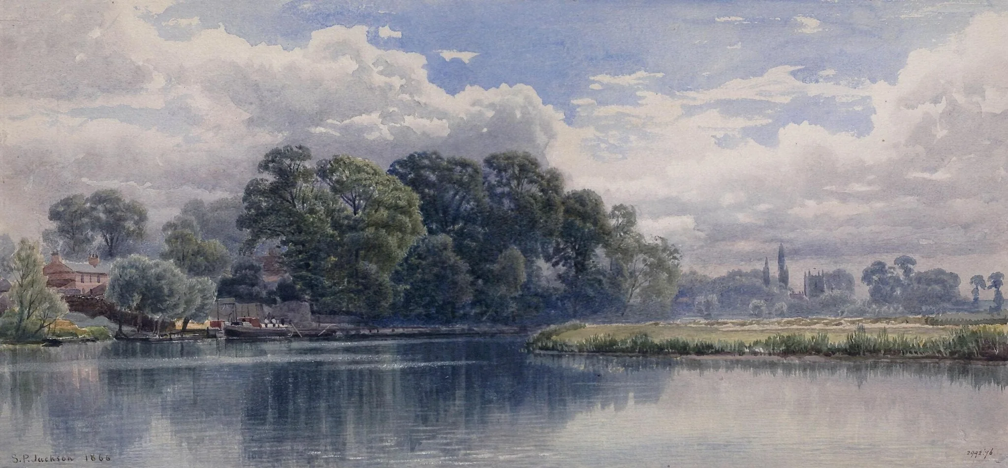 The Thames at Wargrave: Midday