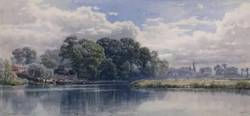 The Thames at Wargrave: Midday