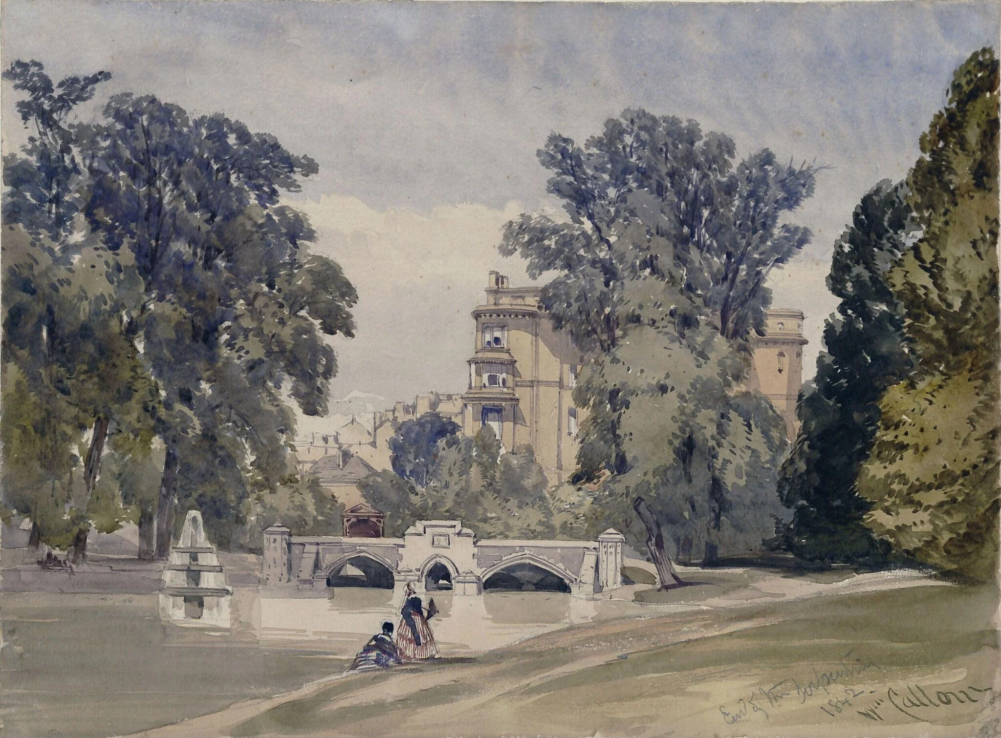 West end of the Serpentine, Kensington Gardens