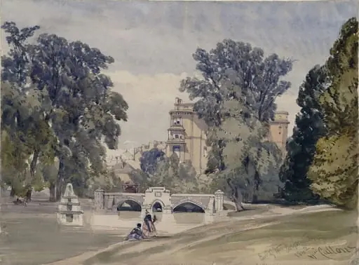 West end of the Serpentine, Kensington Gardens