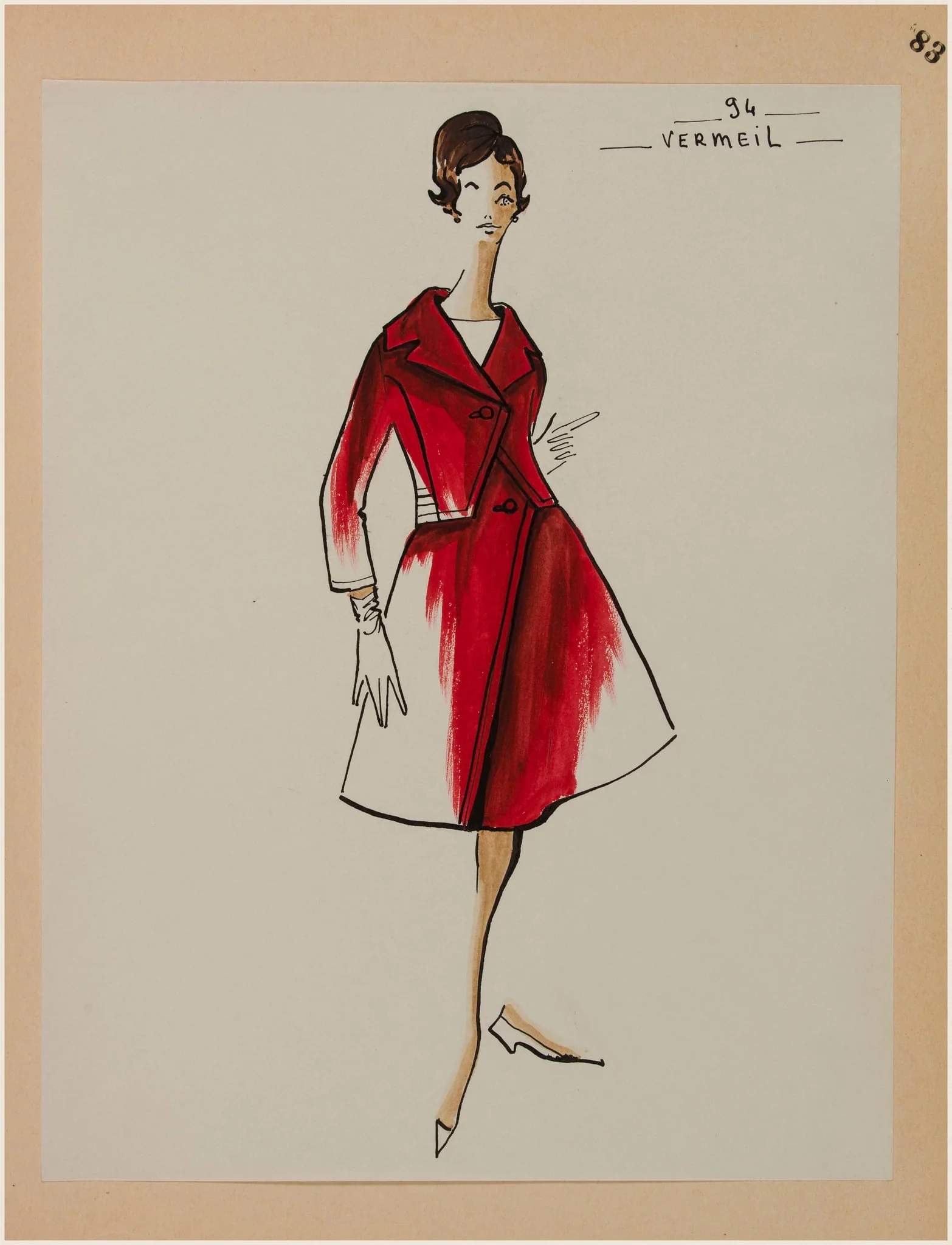 Vermeil, by Marie-Louise Carven, 1958