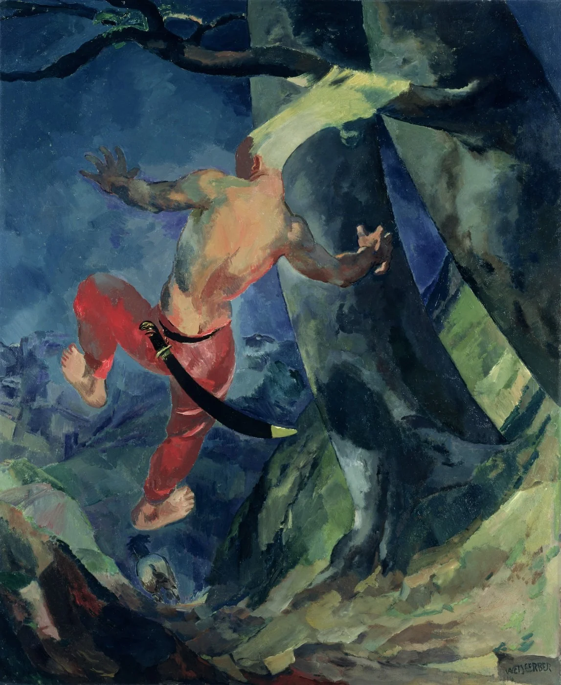 Absalom, by Albert Weisgerber, oil, 1914