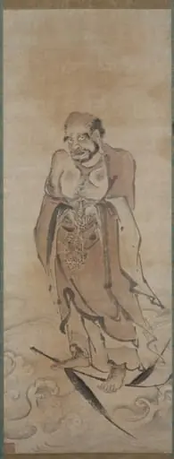 Bodhidharma on a Reed