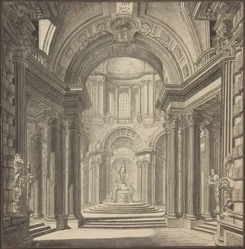 Interior of a Temple