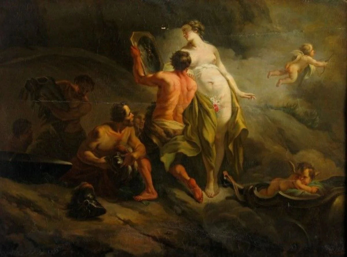 Venus și Vulcan. Pandant: Răpirea Europei