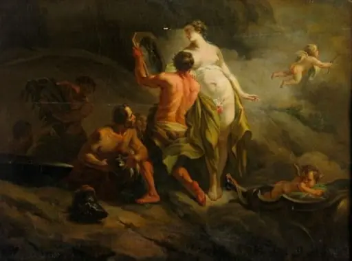 Venus și Vulcan. Pandant: Răpirea Europei