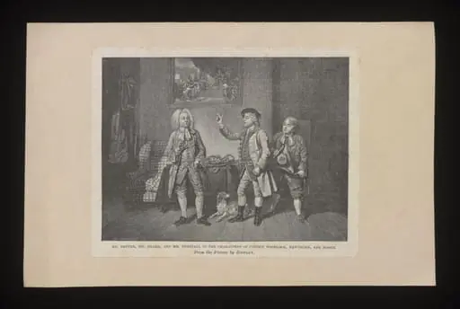 Mr Shuter, Mr. Beard, and Mr. Dunstall in the charaters of Justice Woodcock, Hawthorn and Hodge