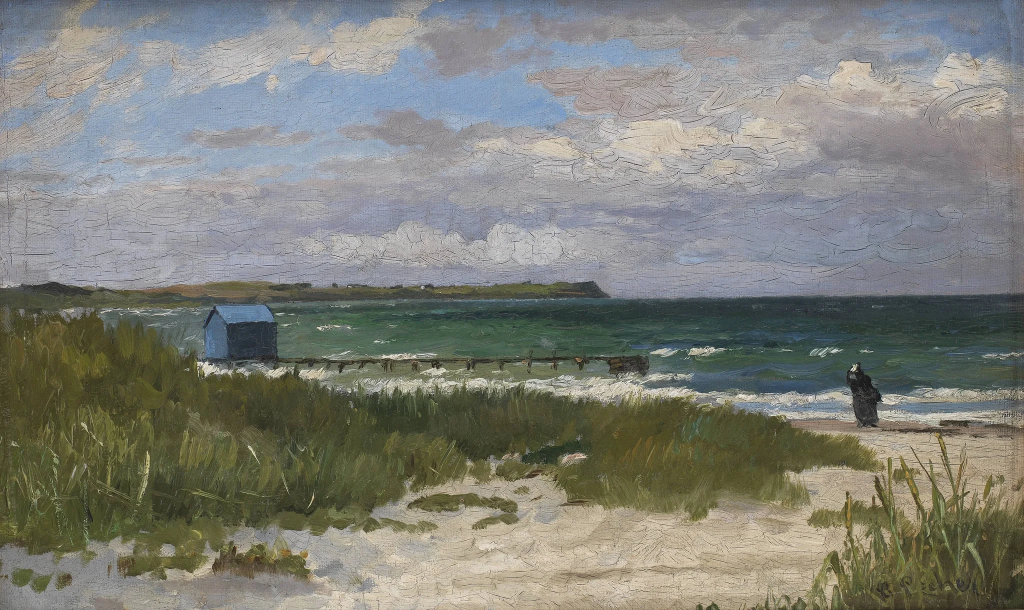 Kystlandskab. Hornbæk, by Unknown, 1890