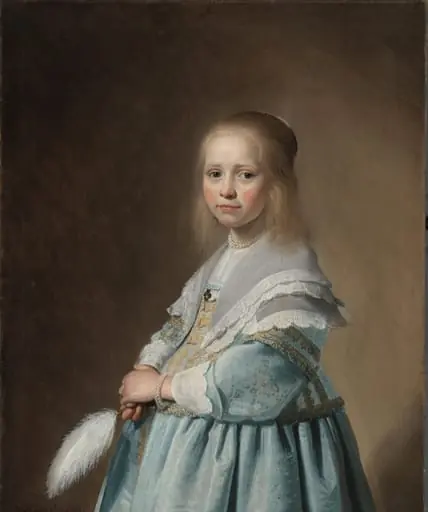 Portrait of a Girl Dressed in Blue