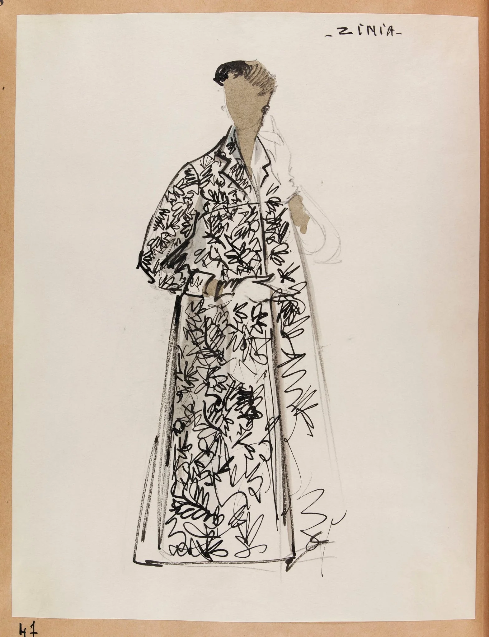 Zinia, by Carven, 1951