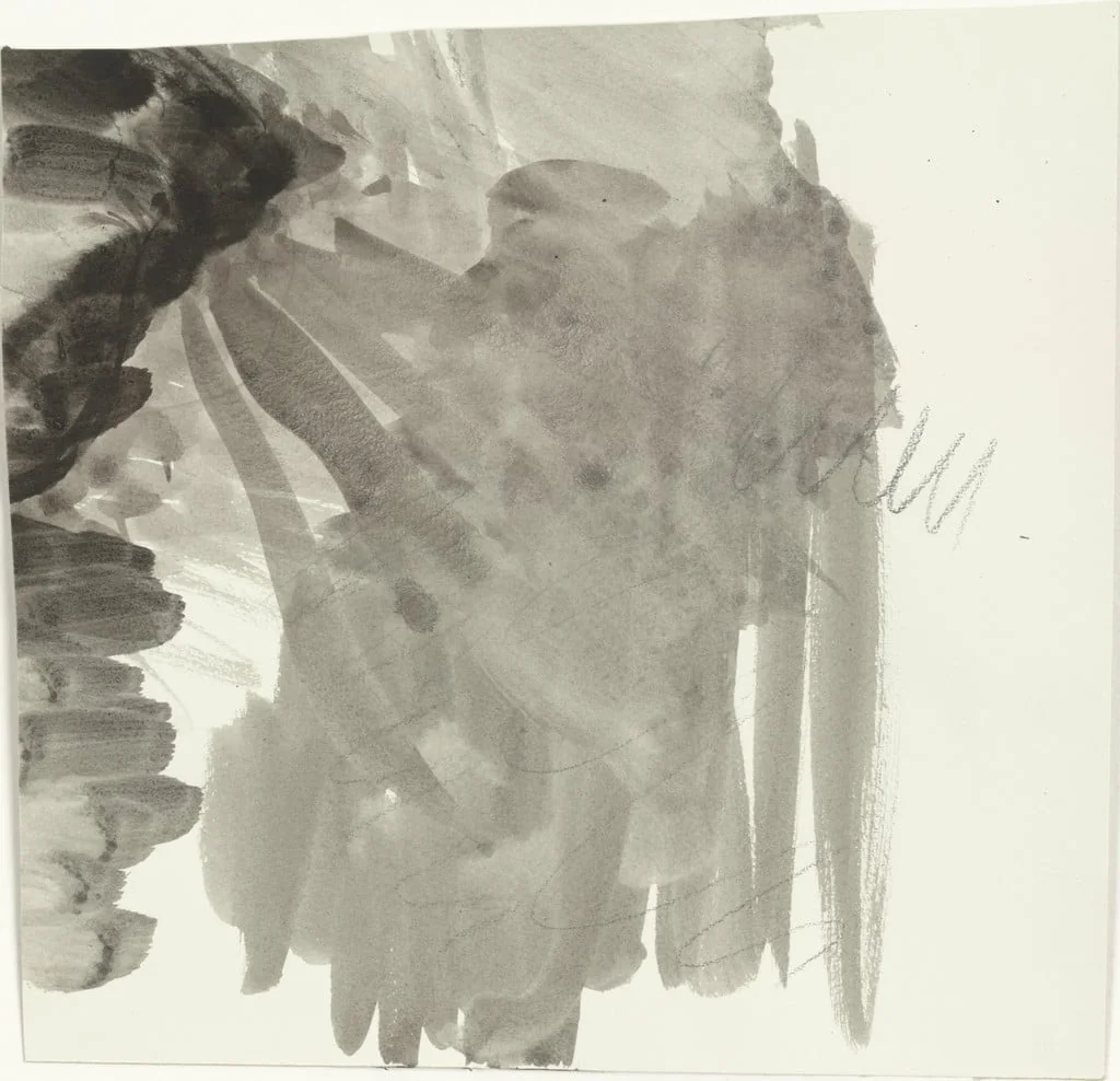 Untitled, by Michael Krebber, graphite, 1992