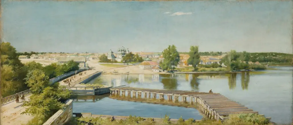 Country of a Ukrainian Country Town