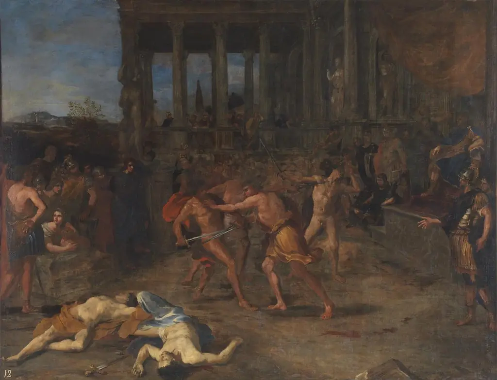 Gladiators Fighting