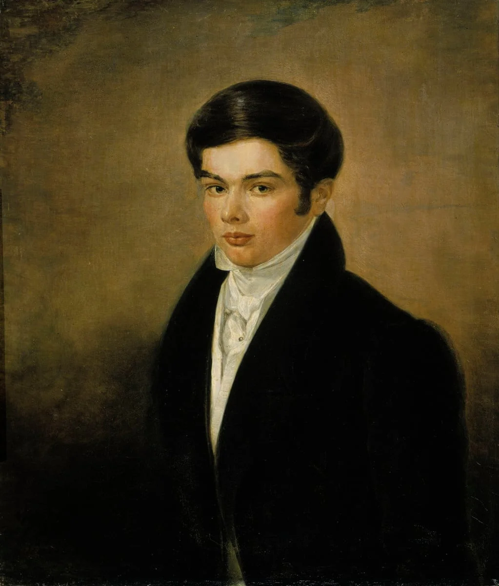 Silkkitehtailija Carl Edvin Lundgren, by Gustaf Wilhelm Finnberg, unspecified, 1818