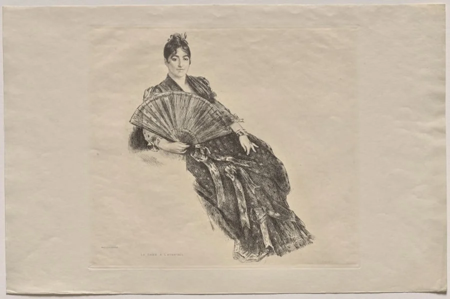 Self-Portrait in a Spanish Costume, by Marie Bracquemond, 1880