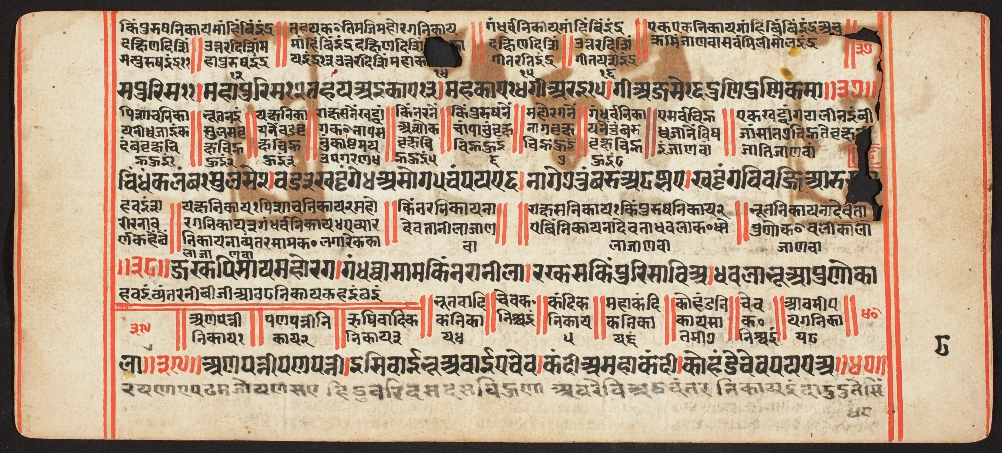 Tantric Manuscript, "Sangrahani Sutra", by Unknown, unspecified