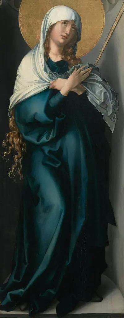 Seven Sorrows Polyptych:Sorrowing mother