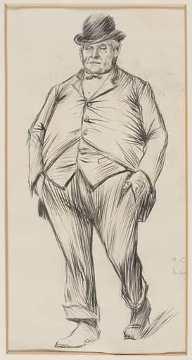 Man wearing a bowler hat