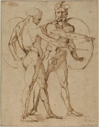 Two Male Nudes