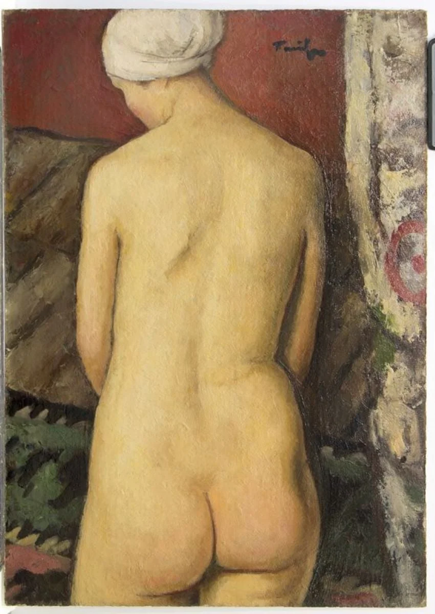 Nud văzut din spate, by Nicolae Tonitza, unspecified