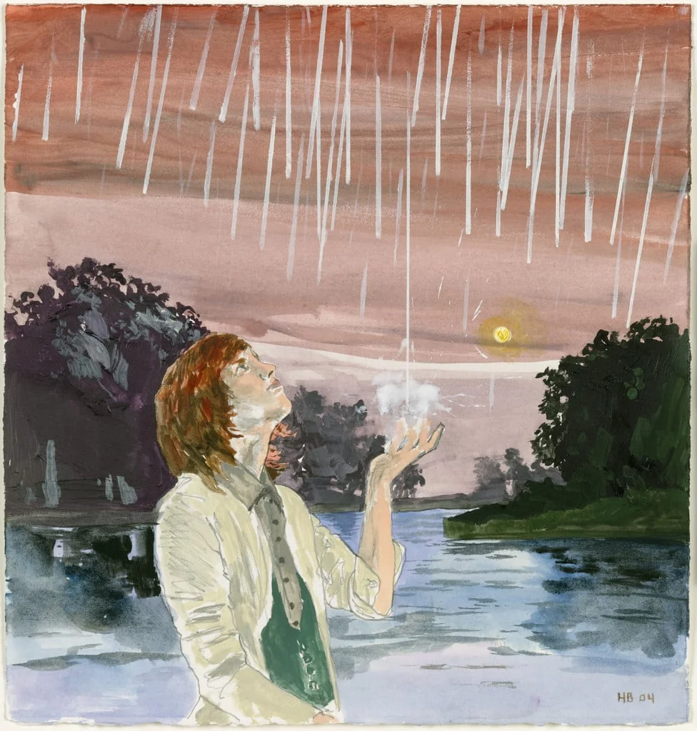 Untitled, by Hernan Bas, oil, 2004
