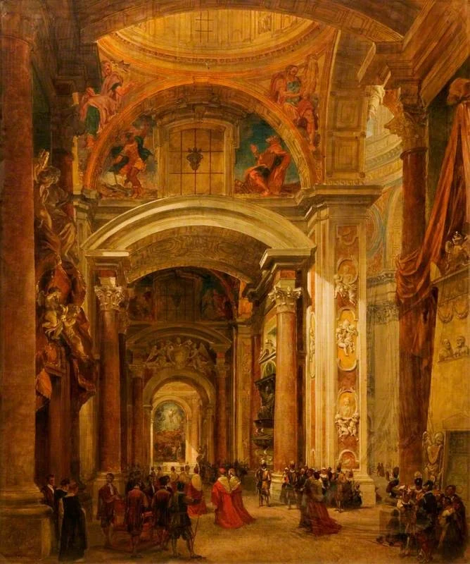 Interior of St Peter's, Rome