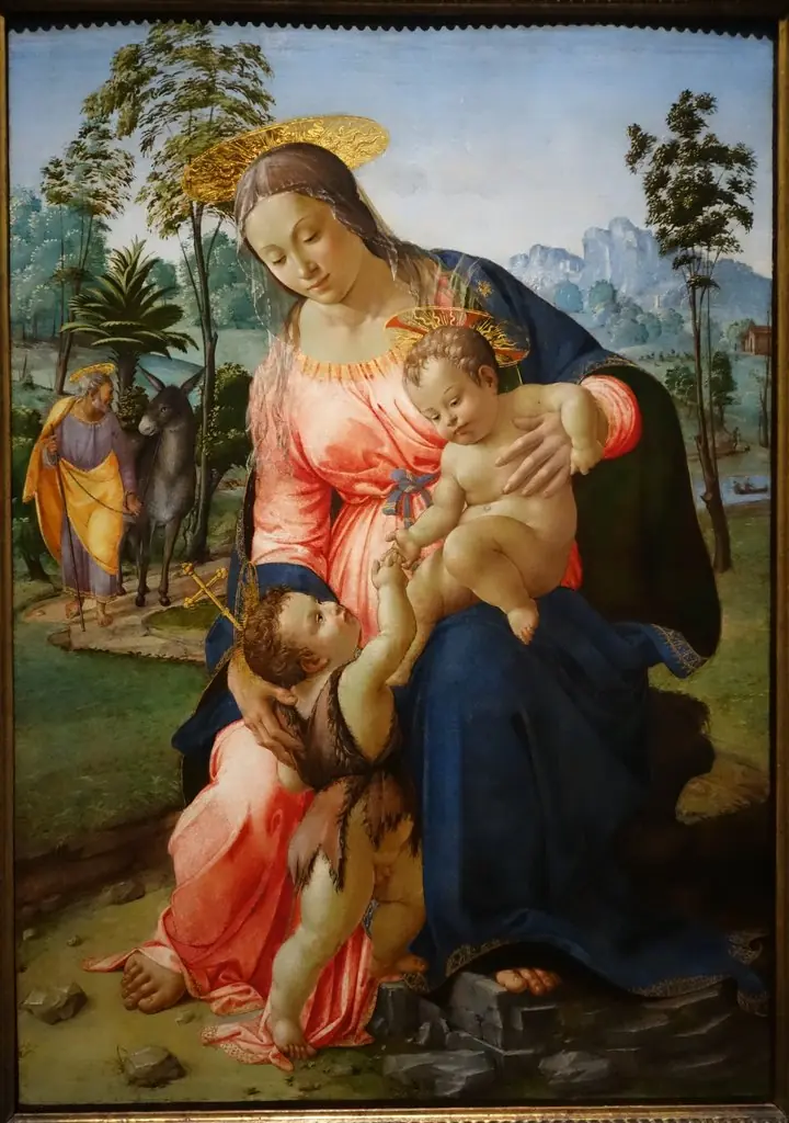 Rest on the Flight into Egypt with the Infant Saint John the Baptist