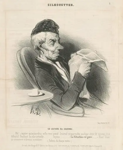 Le lecture du journal