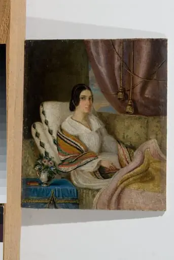 Convalescenta (Femeie pe sofa)