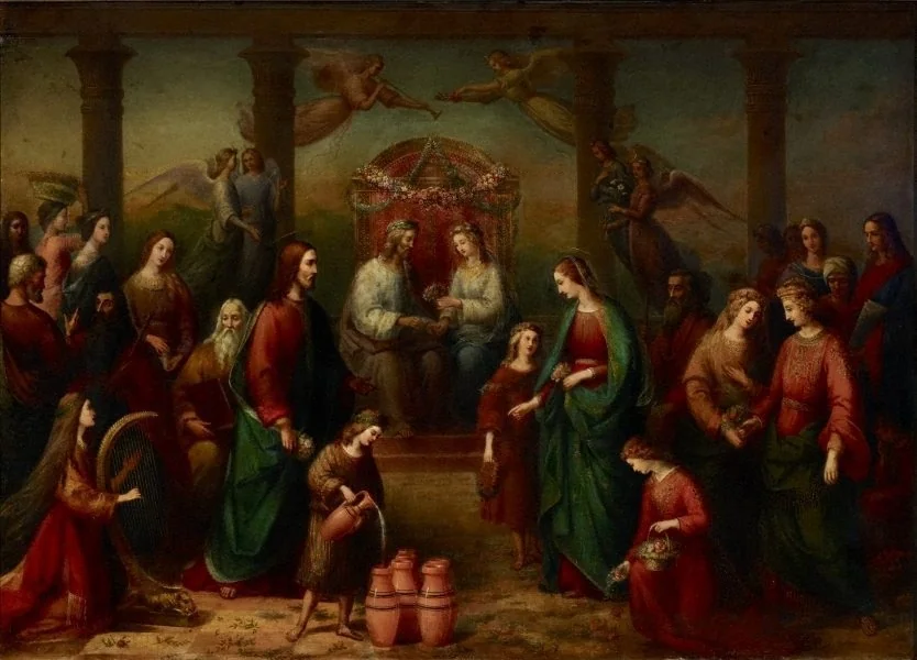 The Marriage at Cana of Galilee, by Adelaide Eliza Ironside, unspecified, 1861