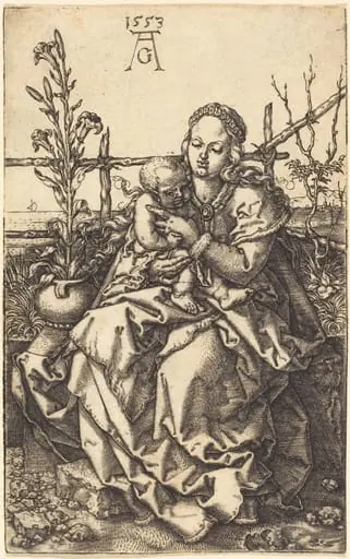 The Virgin Seated