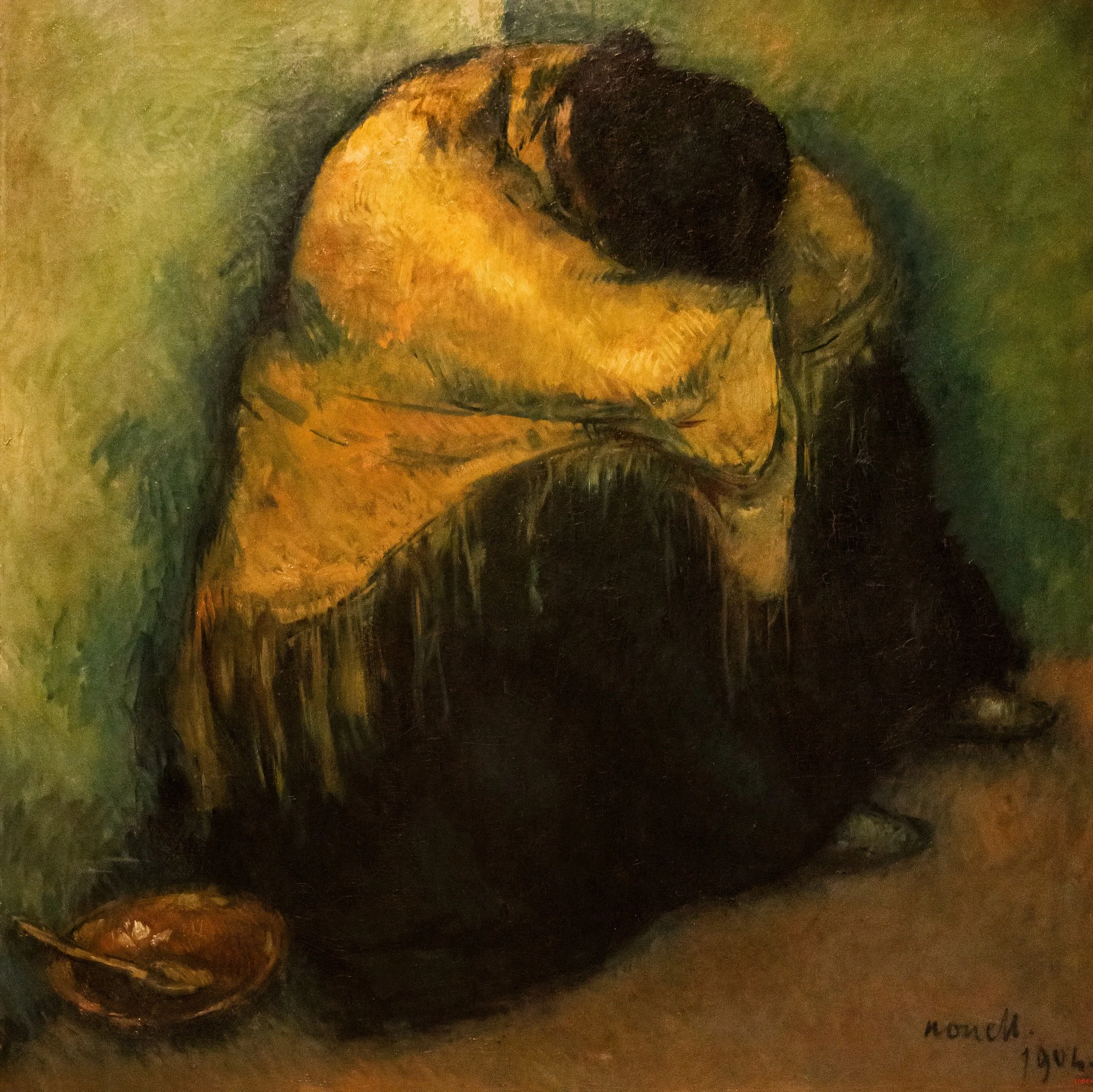 Rest, by Isidre Nonell, oil, 1904