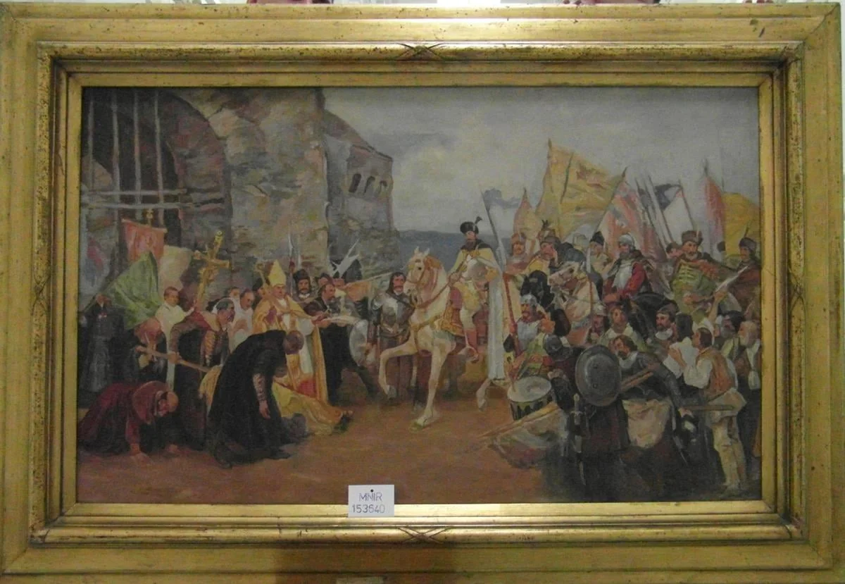 Intrarea lui Mihai Viteazul în Alba-Iulia, by Ion Stoica Dumitrescu