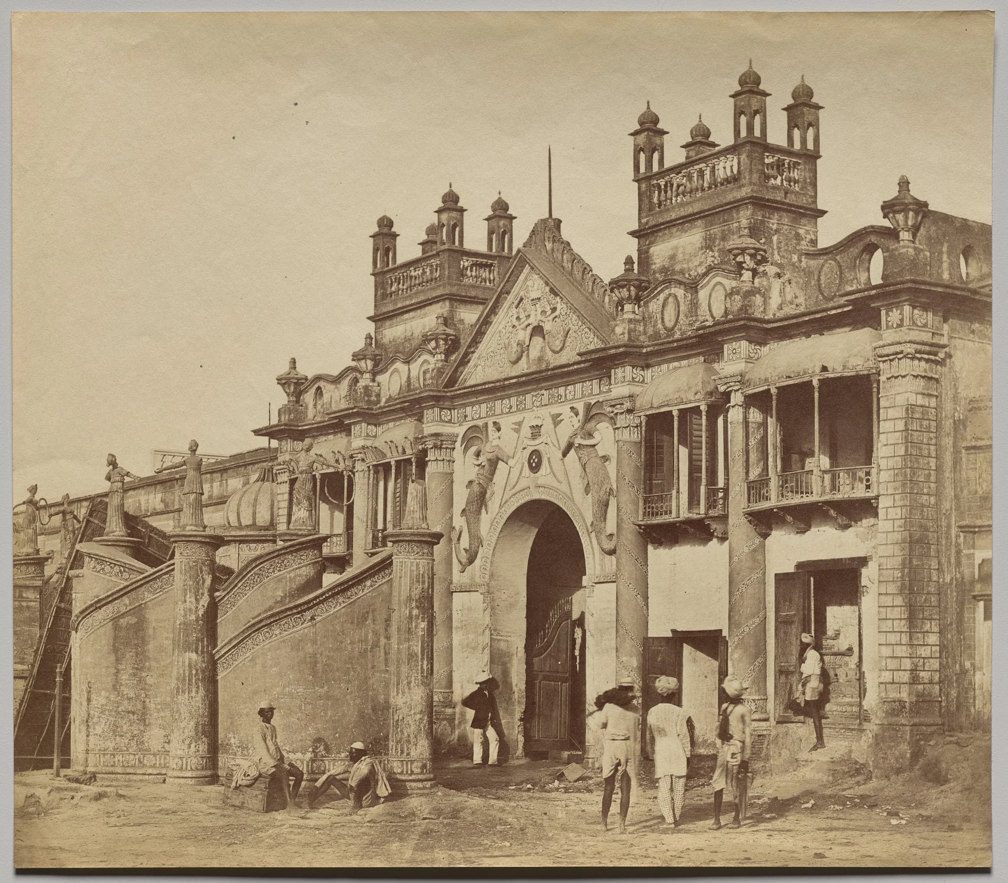 Gateway Leading into the Kaiserbagh, by Felice A. Beato, 1858