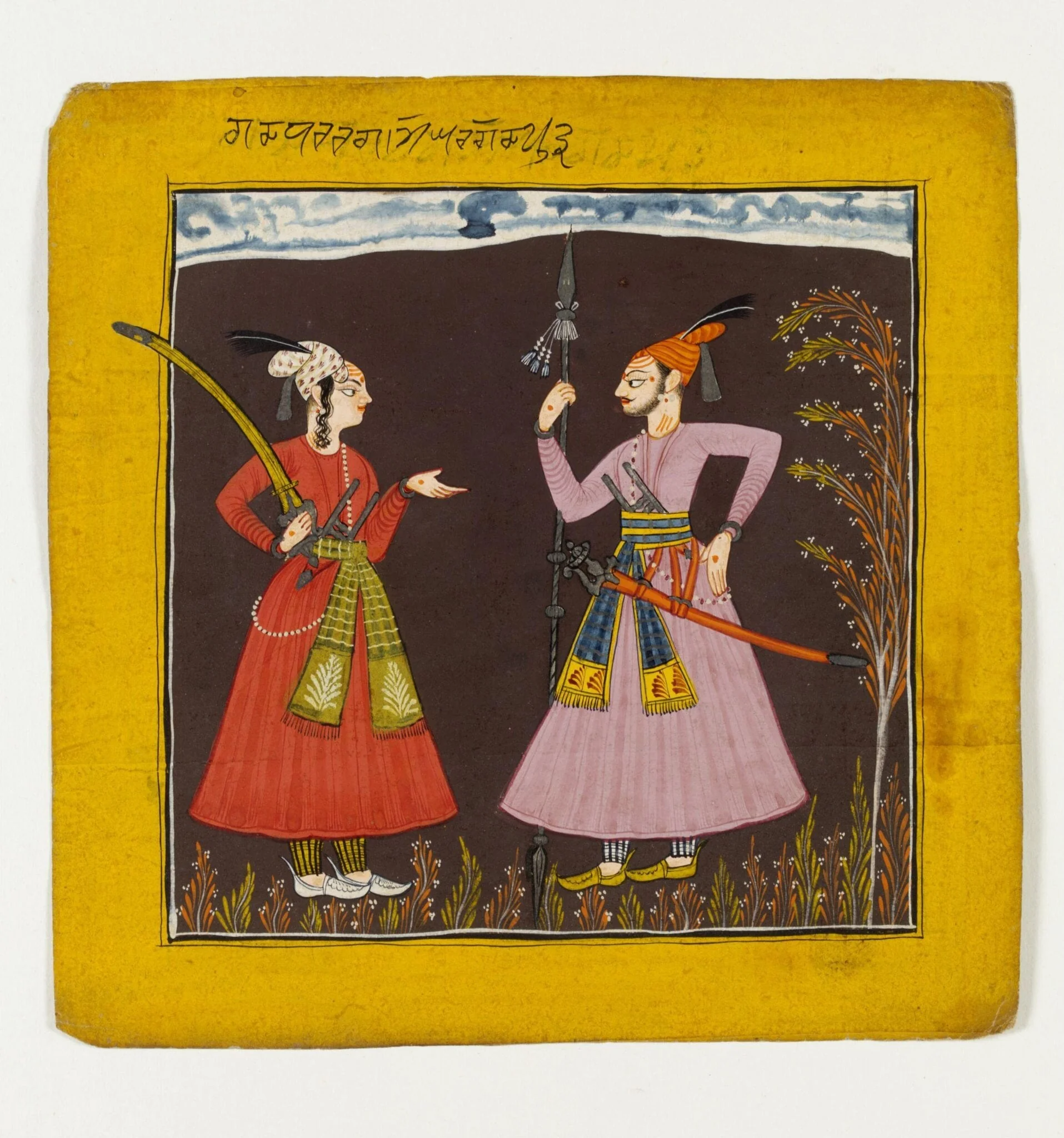 Gadadhara Raga, by Unknown, paint, 1700