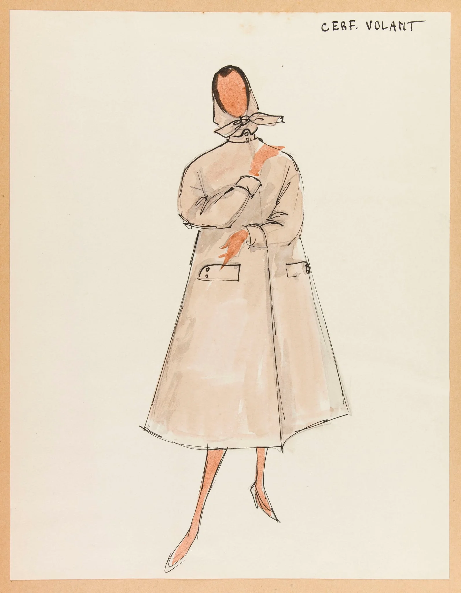 Cerf-volant, by Carven, 1955