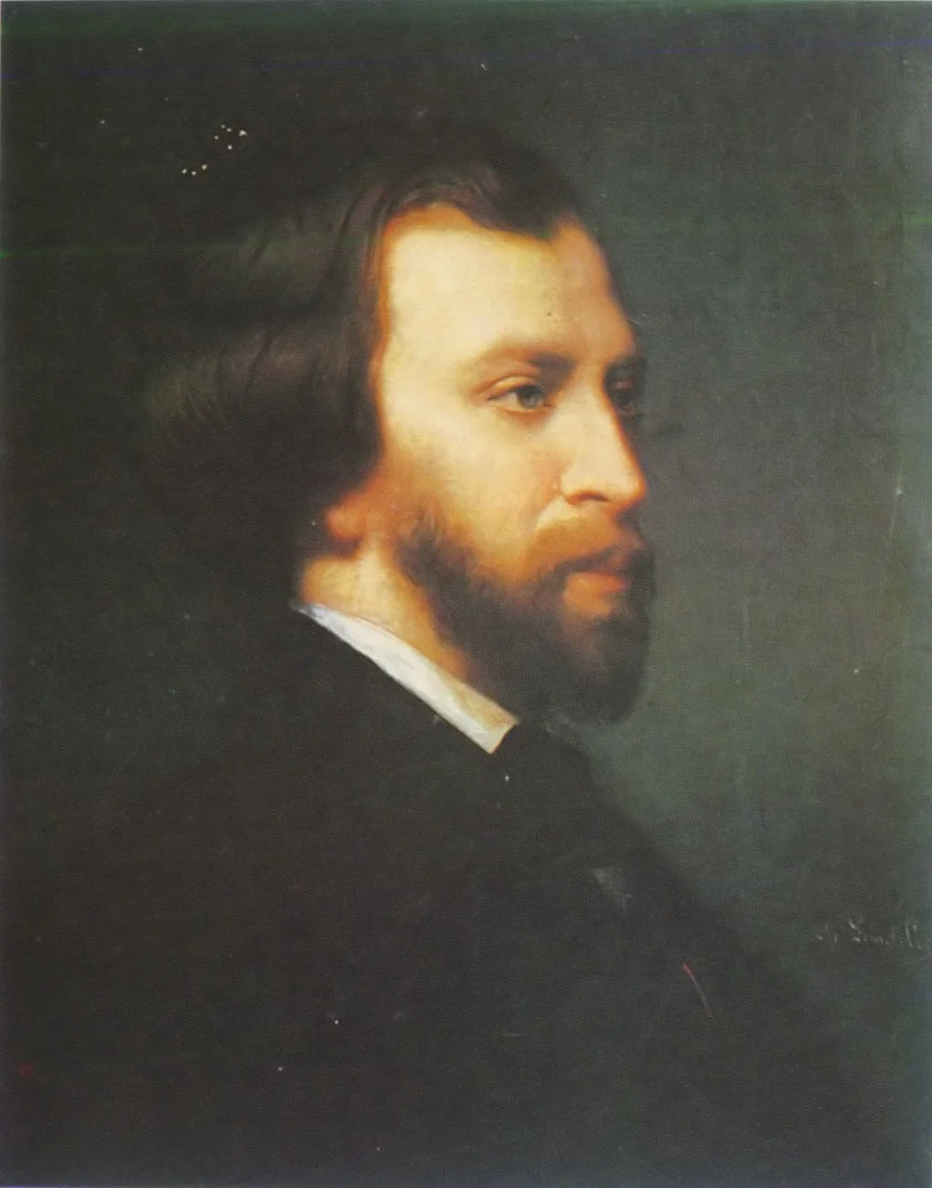 Alfred de Musset (1810-1857), by Charles Landelle, oil, 1871