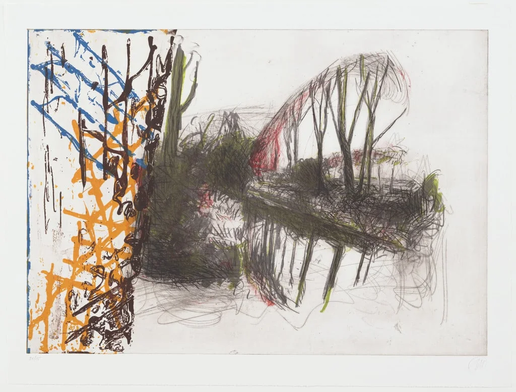 Untitled, by Markus Lüpertz, ink, 1998
