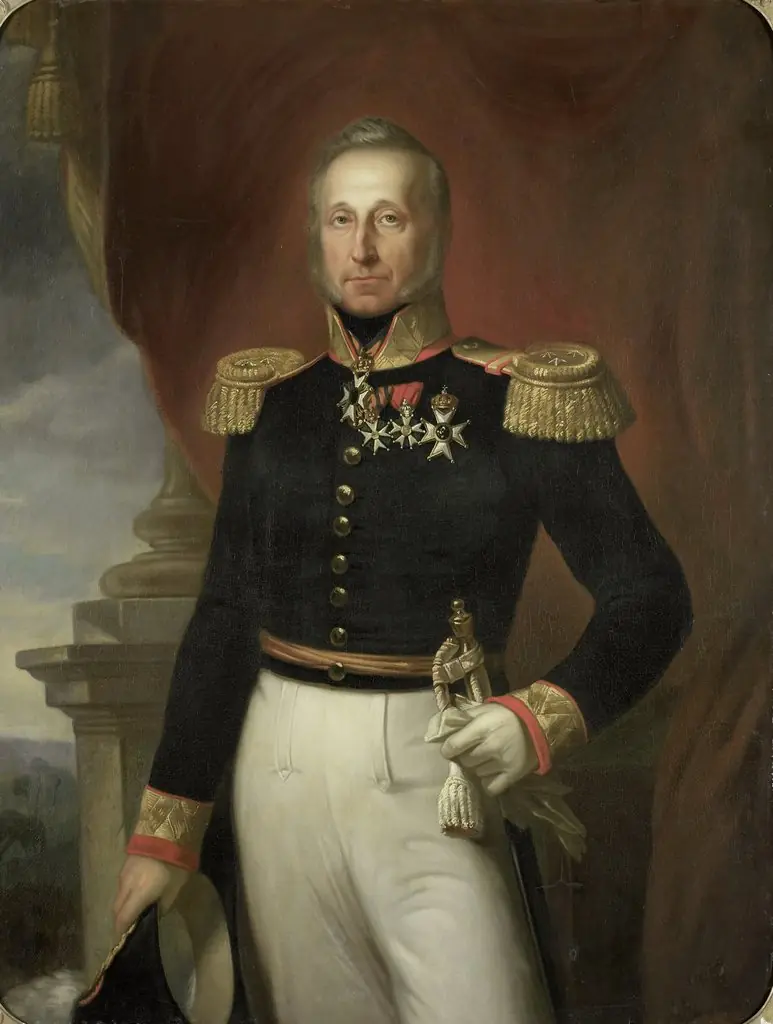 Portrait of Dominique Jacques de Eerens, Governor-General of the Dutch East Indies