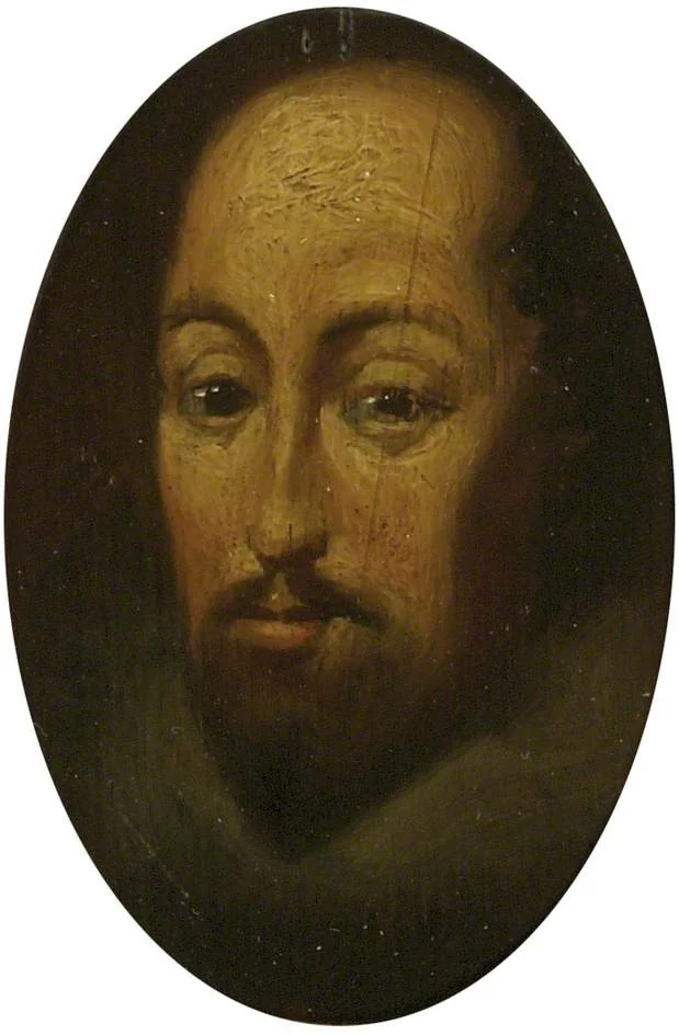 Presumed Portrait of William Shakespeare, by Unknown, oil, 1830