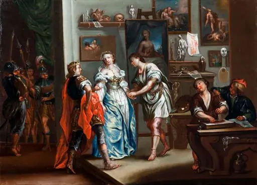 Alexandru, Apelles și Campaspe