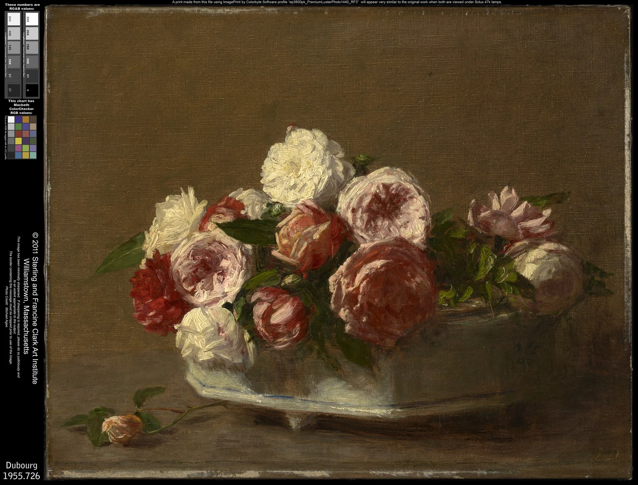 Roses in a Porcelain Planter