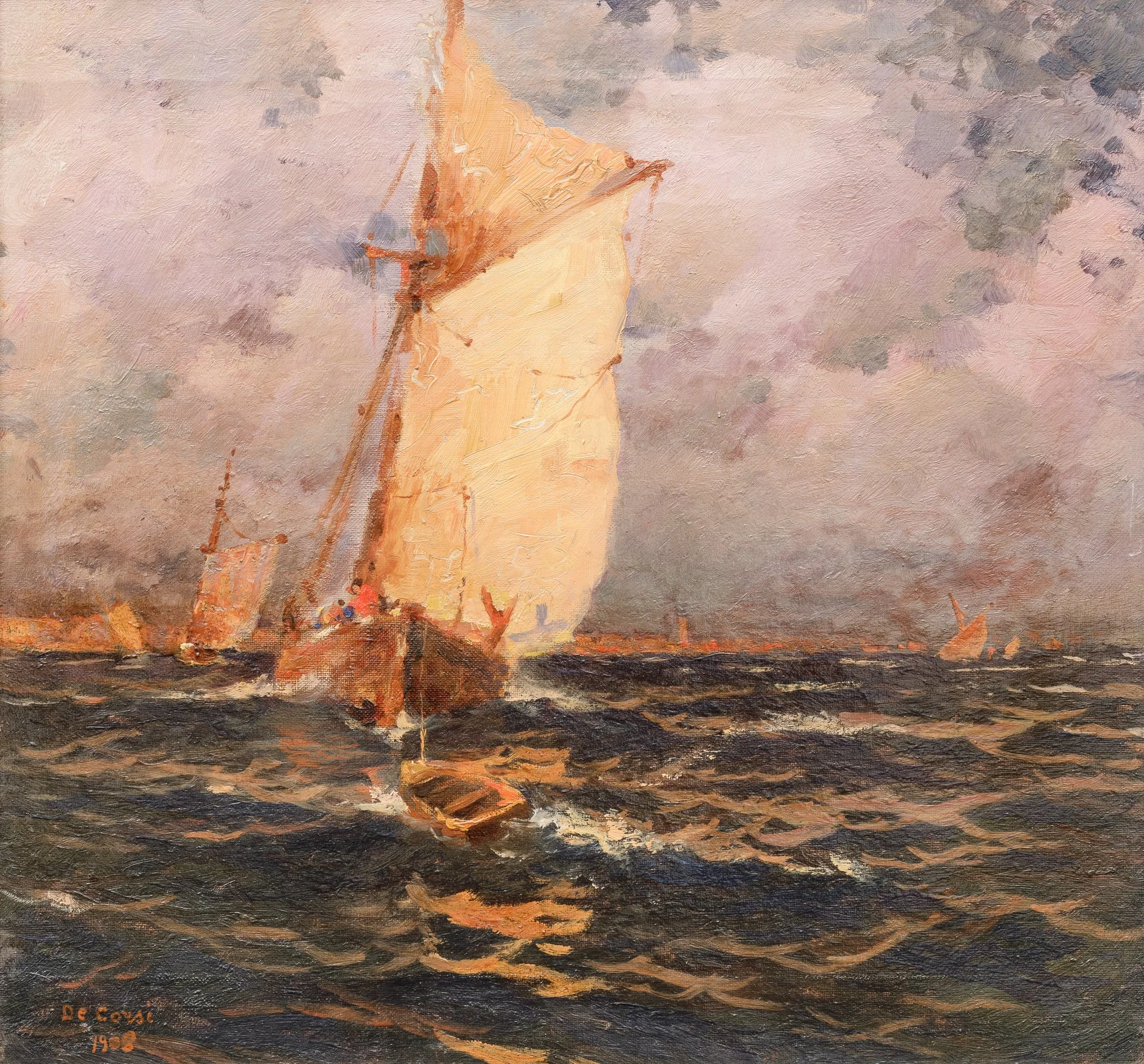 Bărci pe mare (Napoli)
