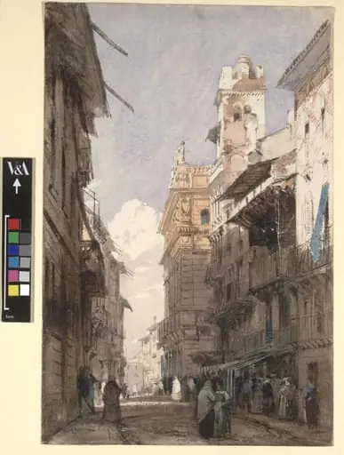 Corso Sant'Anastasia, Verona, with the Palace of Prince Maffei