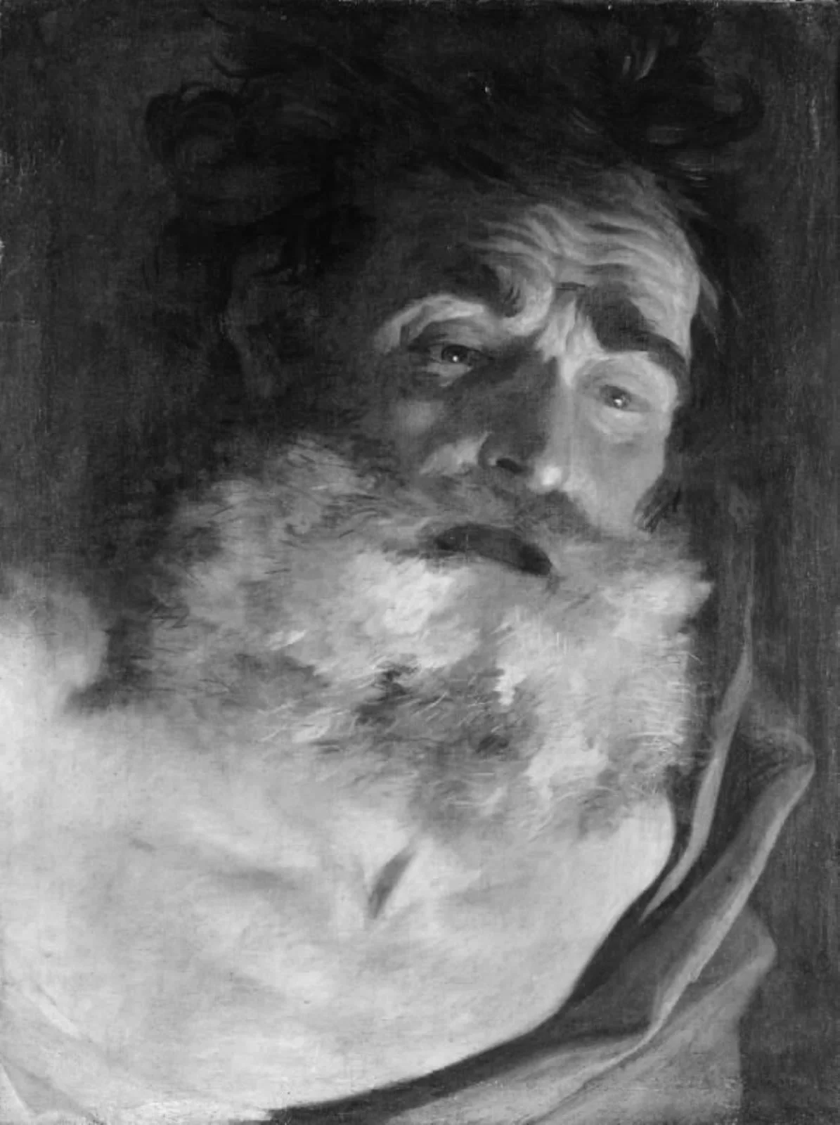 Male Head, by Unknown, 1650