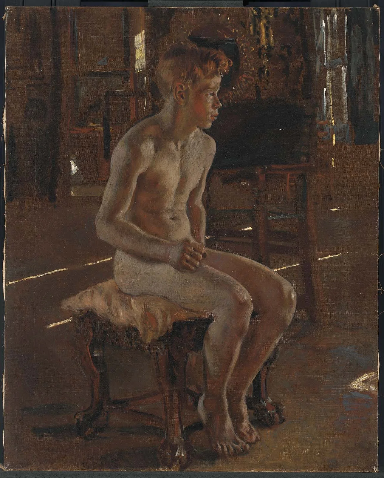 A Study of Cross-lights, by Denman Ross, oil, 1910
