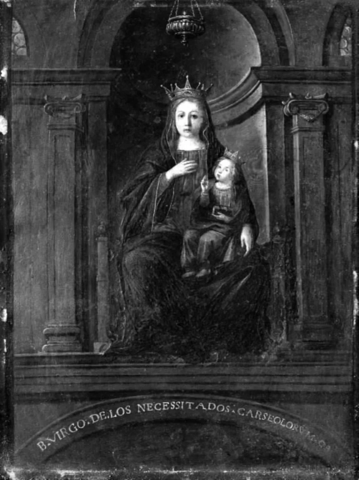 Madonna med Barnet, by Unknown, 1848