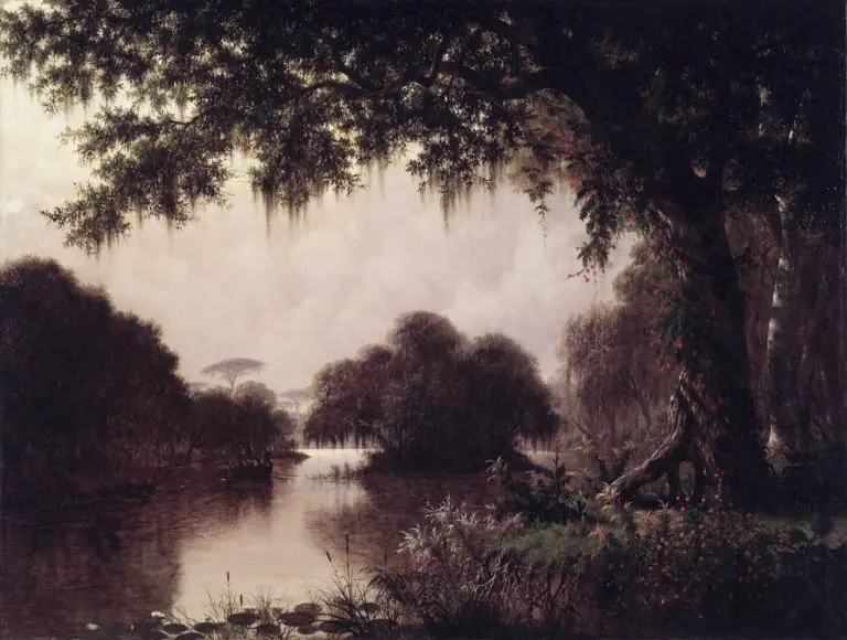 The Acadians in the Achafalaya, "Evangeline"